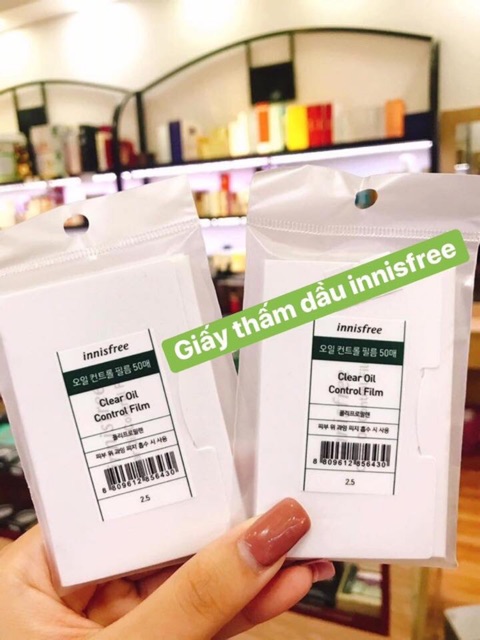 Giấy thấm dầu Innisfree Clear Oil Control Film | BigBuy360 - bigbuy360.vn