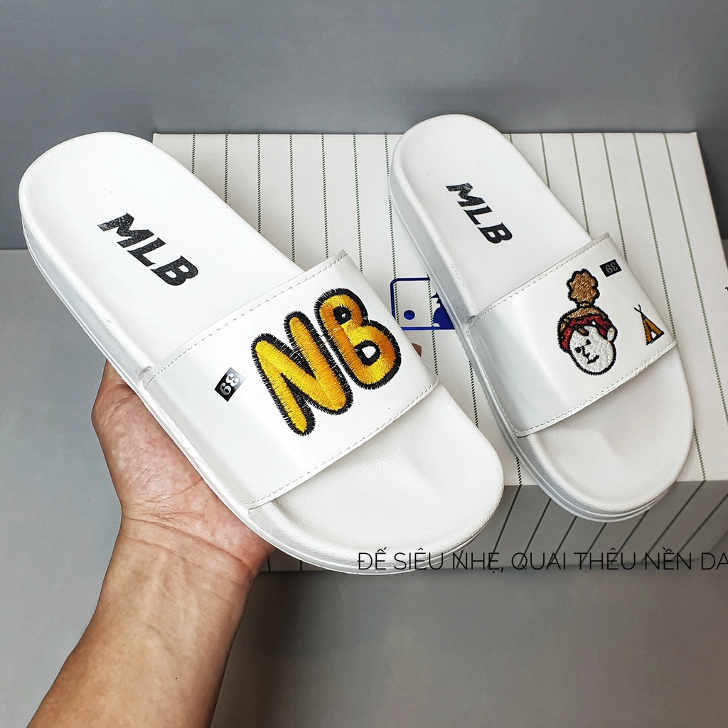 Dép nam nữ NB Quai thêu siêu dễ thương - size 35-42