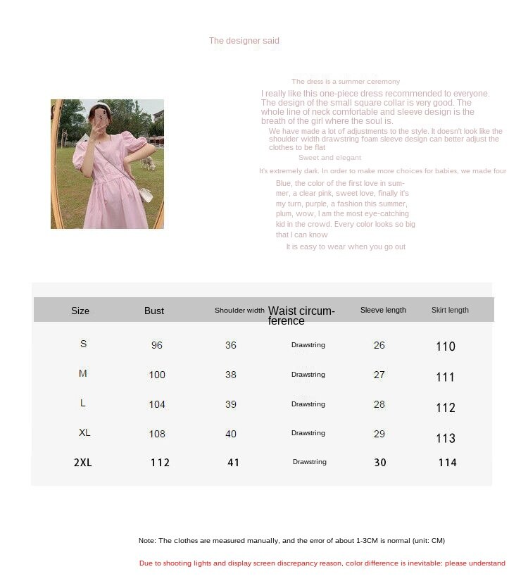 Đầm dài tay phồng thời trang pháp xinh xắn dành cho nữ