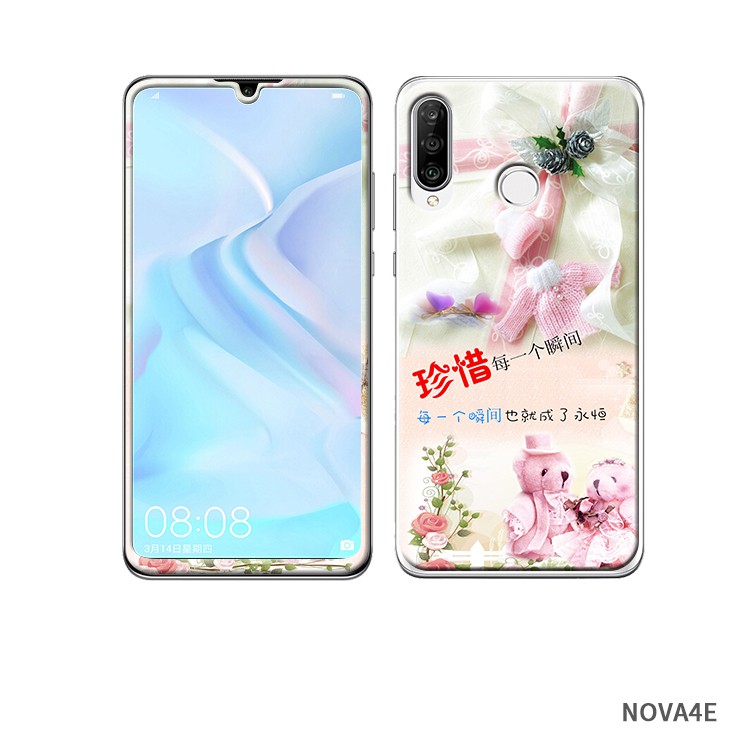 Sẵn sàng Huawei Nova 4e 5 Pro P30 Lite Honor 9x Pro 20 20i 20Pro Maimang 8 Silicone Trường hợp mềm và Kính cường lực