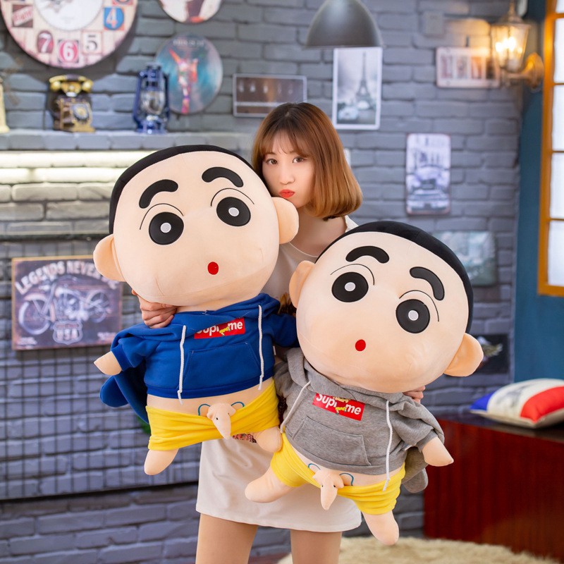 Đồ chơi nhồi bông hình cậu bé bút chì shin-chan dễ thương