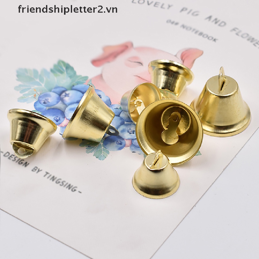 Chuông Giáng Sinh mini Mạ Vàng 2vn 10-50mm