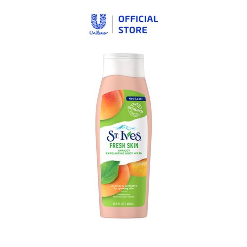 Sữa tắm dưỡng da St.Ives Trái Mơ Tươi Mát 400ml