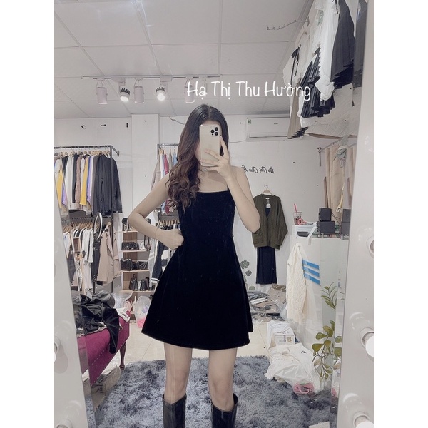 Set váy 2 dây Nhung kèm khoác