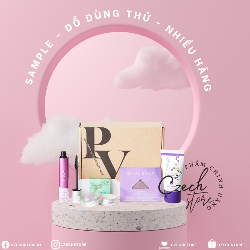 Sample mini đồ dùng thử nhiều hãng ( dưỡng da)