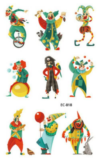 Hình xăm dán chủ đề Halloween