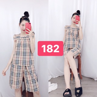 Đồ bộ quần lửng vải kate