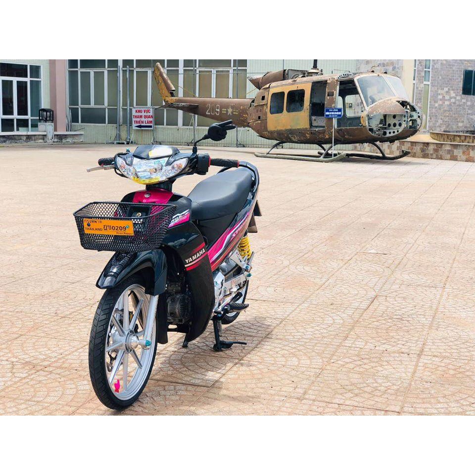 Tem trùm Sirius Hồng đen rc, độ team decal xe máy si spark rẻ đẹp