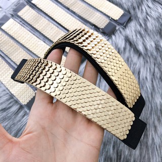 Dây nịt bell vảy cá bản 3cm mặc đầm siêu xinh