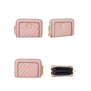 BILL US - Ví tiền và thẻ Victoria Secret bằng da loại nhỏ