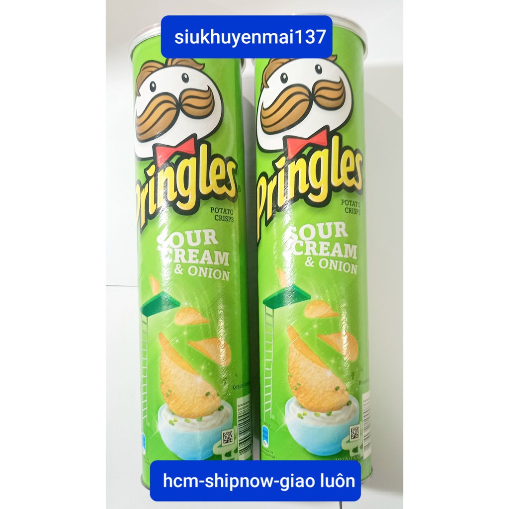 107 gr 1 lon khoai tây chiên pringles , 8.2022 _3 vị