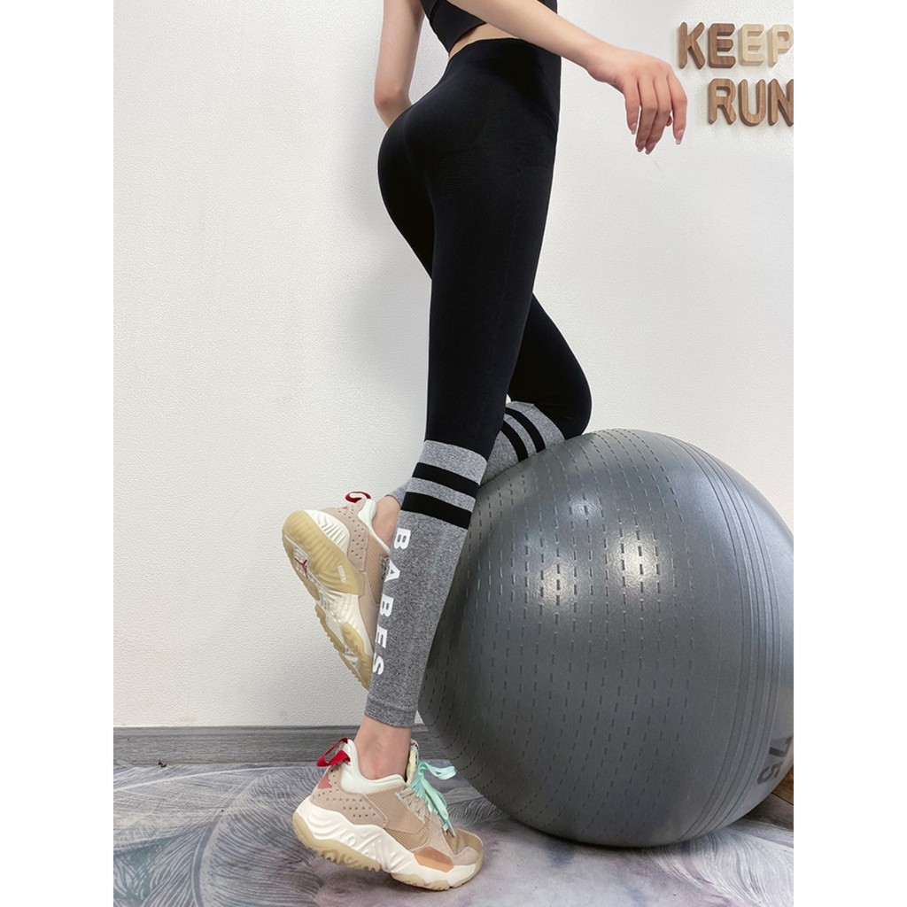 HÀNG XỊN*Quần tập dài nữ gym, yoga cạp cao siêu nâng mông #CK176 vải dệt kim co dãn siêu thoải mái OMG