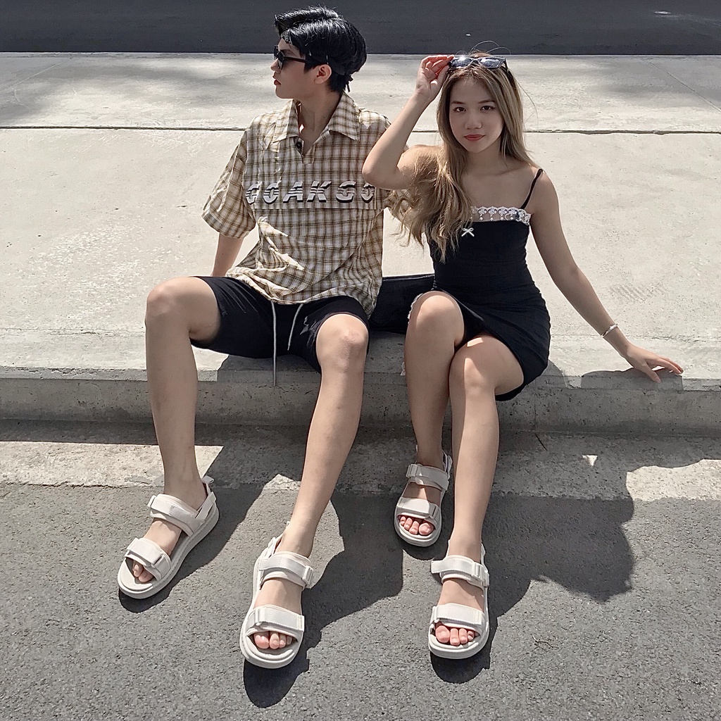 Giày Sandal Nam Nữ Thời Trang Quai Ngang Thể Thao YANKI Streetstyle YK278