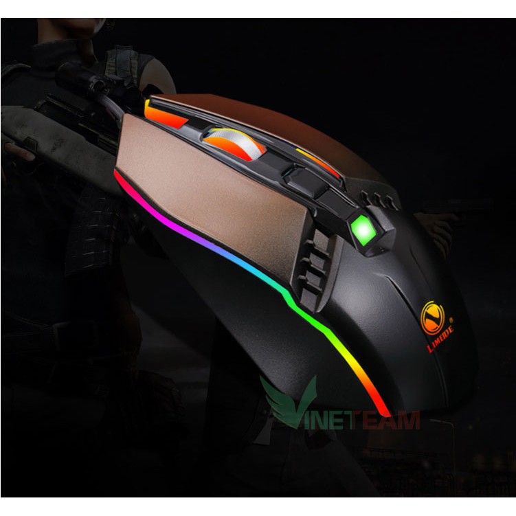 Chuột chuyên game Limeide X2 led RGB Chính hãng -dc3416