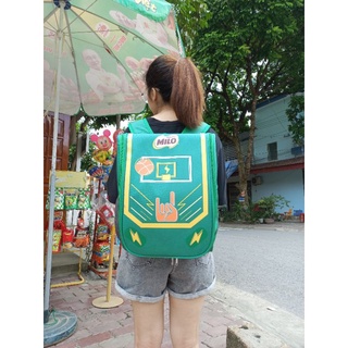 Balo Milo-Vinamilk- Mũ bảo hiểm Kun