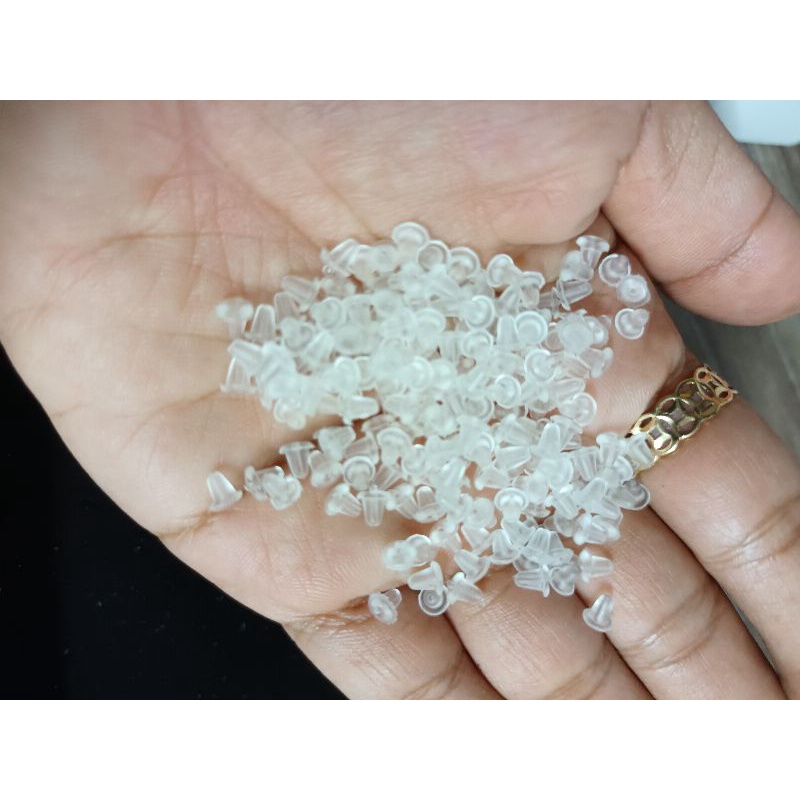Đích vặn bông tai bằng cao su combo 10g