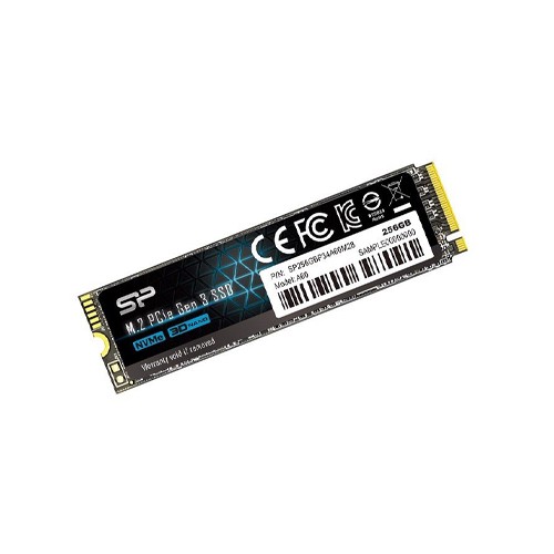 Ổ cứng gắn trong Silicon Power SP A60 M.2 2280 Gen 3x4 NVMe/Pcle 256GB SSD - Hàng chính hãng