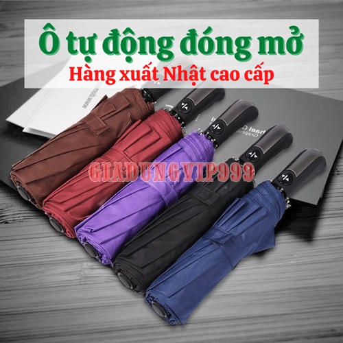 Ô che nắng 🌂SALE🌂 Ô tự động đóng mở gấp gọn 2 chiều thông minh cao cấp xuất Nhật dù che nắng mưa chống tia UV tốt