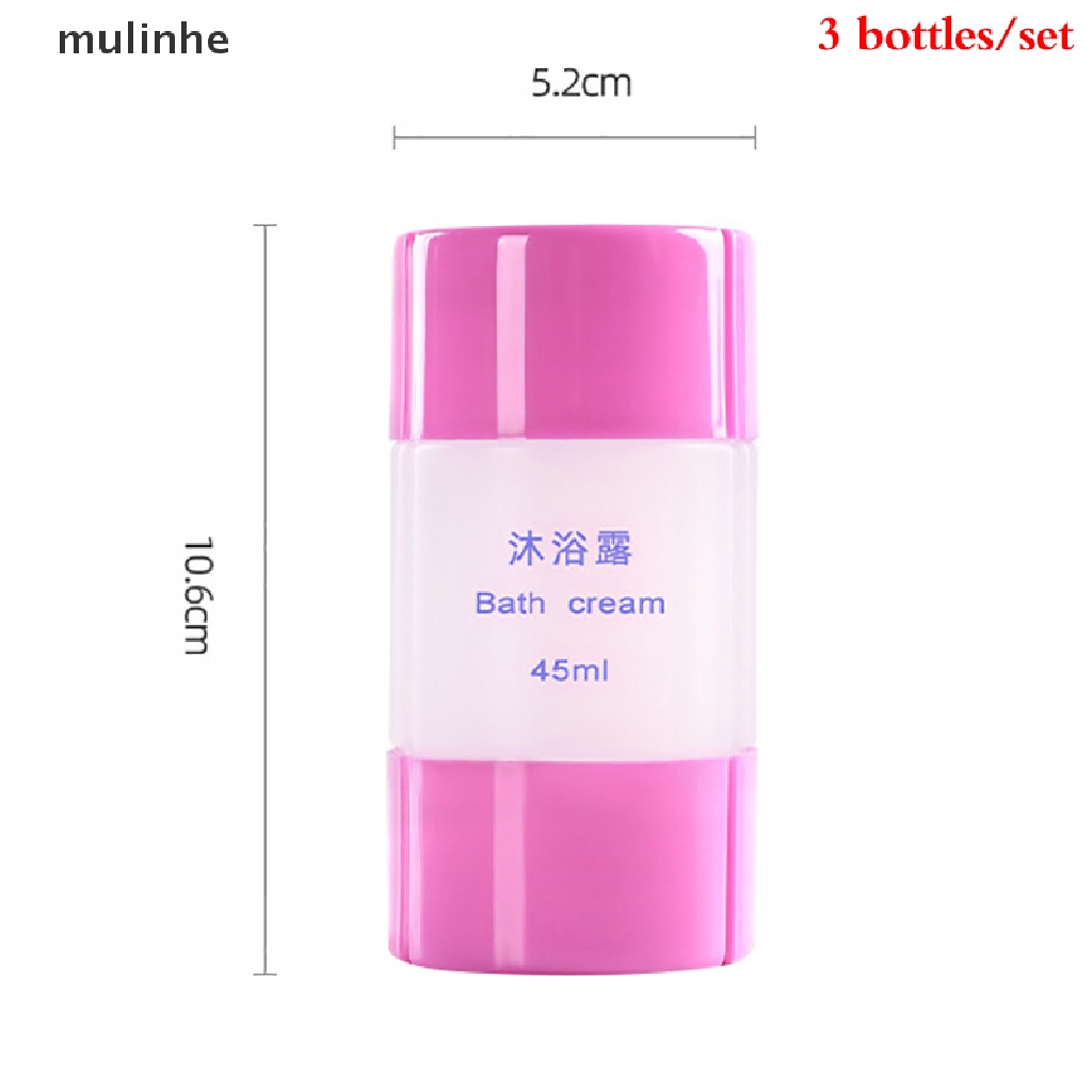 Bộ Chai Chiết Mỹ Phẩm / Dầu Gội / Sữa Tắm 3 Trong 1 Tiện Dụng Khi Đi Du Lịch