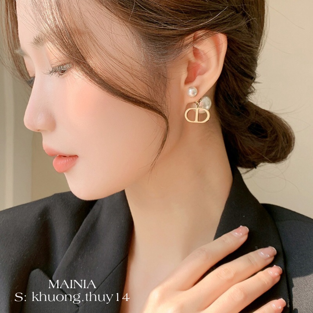 Bông Tai Hàn Quốc Siêu Sang Chảnh Qúy Phái Thời Trang Cho Chị Em Đi Chơi Dự Tiệc Mainia Shop
