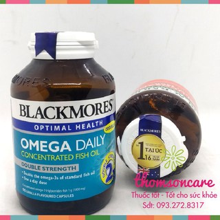 Blackmores Omega Daily bổ sung cho Omega 3 - Triết xuất dầu cá - Chính hãng Úc
