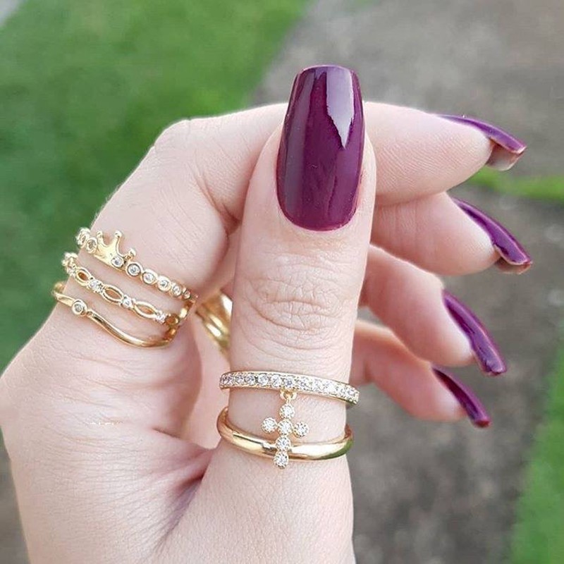 [Chính Hãng] Sơn móng tay Organic màu đỏ tím 752