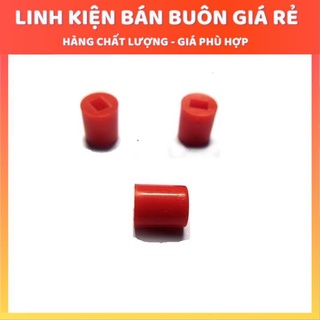 Vỏ Nút Nhấn 6 Chân 6x5MM Màu Đỏ (10 chiếc)