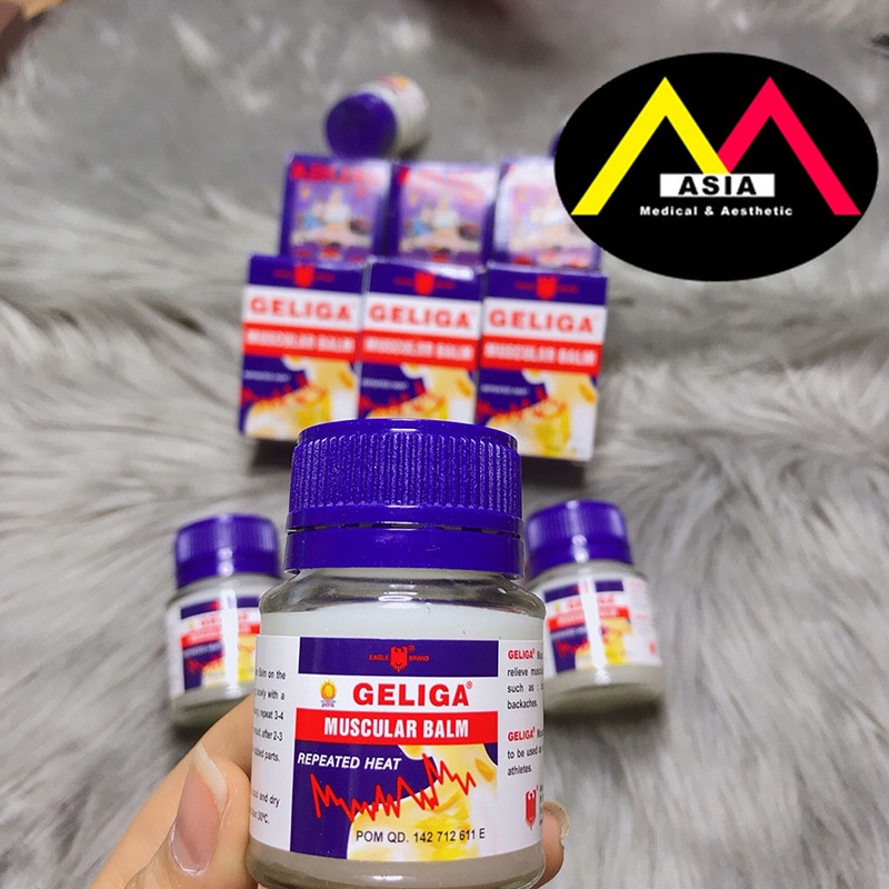 Dầu cù là lửa GELIGA Muscular Balm giảm đau đầu , đau lưng chóng mặt vận động thể thao chấn thương 40g
