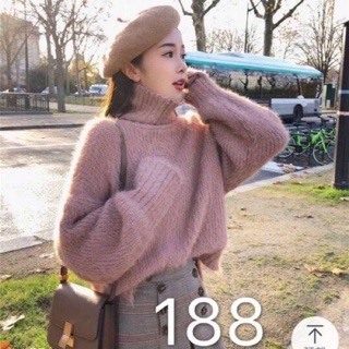 Áo len lông thỏ ấm