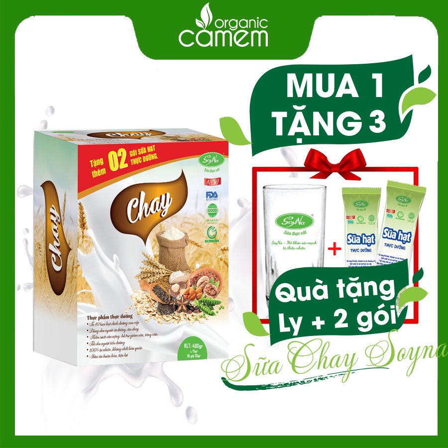 SỮA CHAY 11 LOẠI HẠT SOYNA - SỮA THỰC VẬT DINH DƯỠNG CHO NGƯỜI ĂN CHAY- HÀNG CHÍNH HÃNG