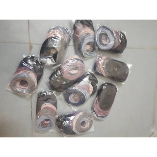 Set 100 dây buộc tóc cho mẹ và bé( nhiều màu)