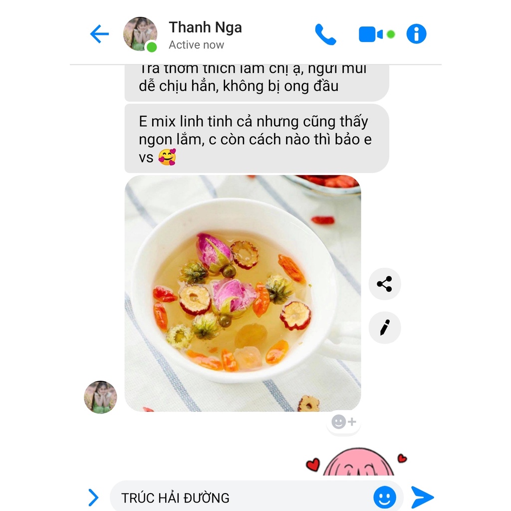 ✅[HÀNG CAO CẤP] Trà Hoa Hồng Giang Tây Và Táo Đỏ Chăm Sóc Da, Khử Mùi, Ngăn Tiết Mồ Hôi, Detox,Thải Độcc