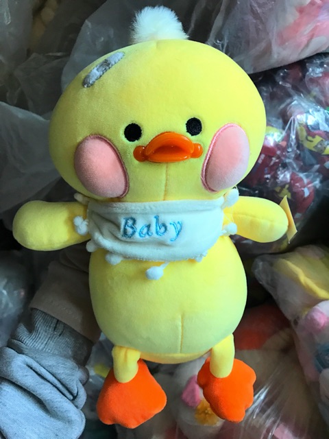 VỊT MÁ HỒNG Baby 40cm,Chất Miniso Mềm Nhũng Cao Cấp