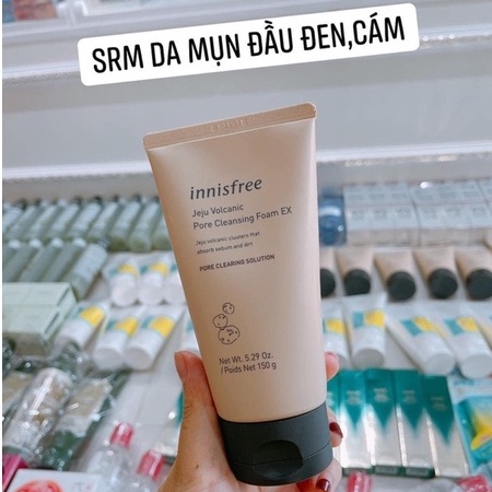 Sữa Rửa Mặt Innisfree Jeju Volcanic Pore Cleansing Foam 150ml