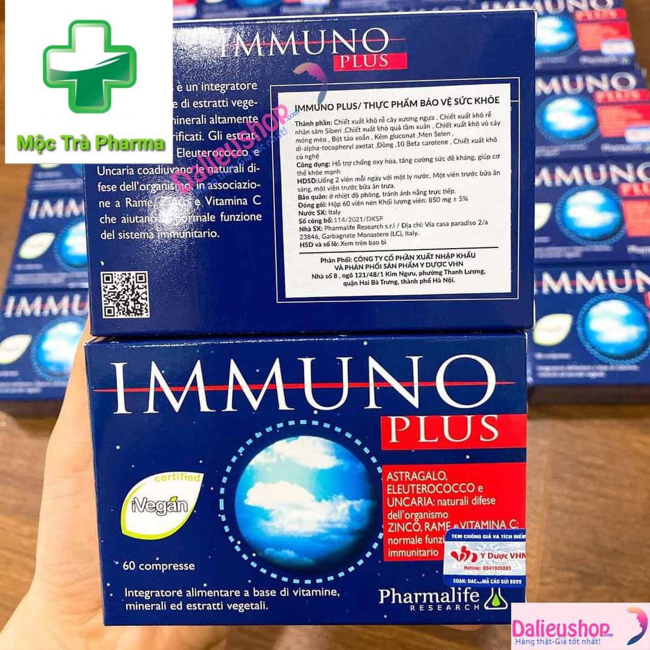 Tăng cường hệ miễn dịch- IMMUNO PLUS của PHARMALIFE- tăng miễn dịch tự nhiên cho cơ thể