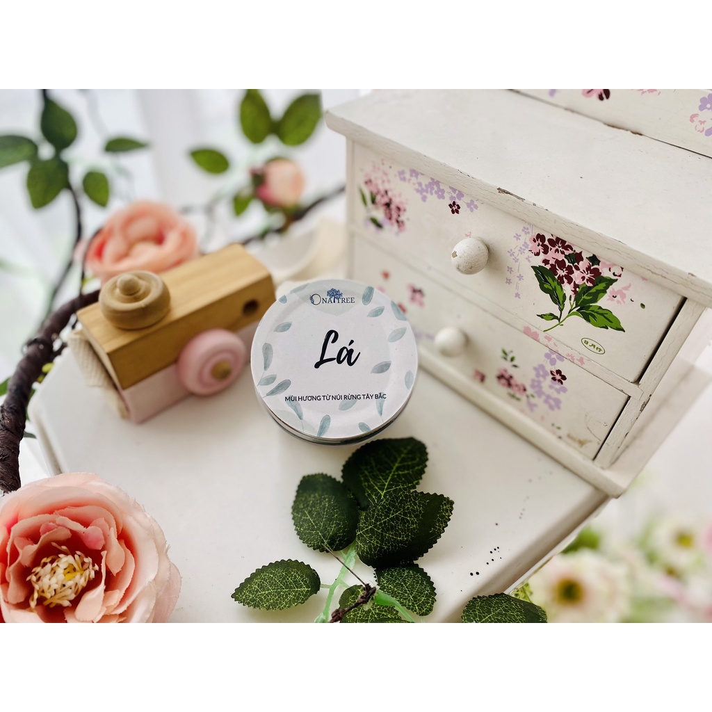 Nến Thơm Tinh Dầu Tây Bắc Hương Lá ONATREE Không Hương Liệu Không Hoá Chất 50g-220g