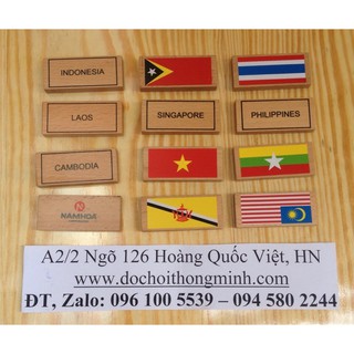 Cờ các nước Đông Nam Á.