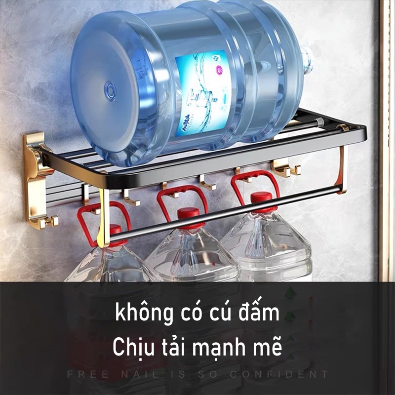 Kệ để đồ dùng MEIDOO phòng tắm gắn tường không cần khoan thiết kế sang trọng với nhiều loại tùy chọn
