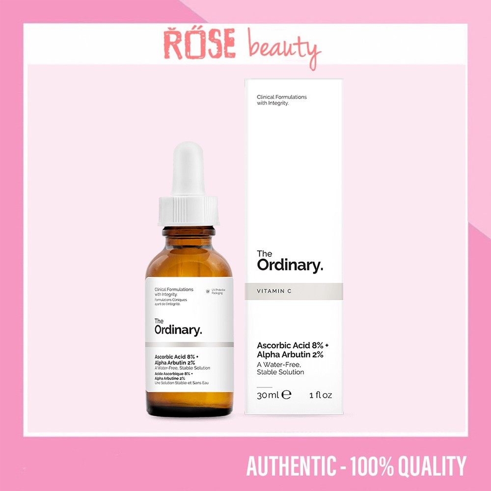 (BILL CANADA) Serum sáng da, tinh chất bảo vệ da The Ordinary Ascorbic Acid 8% + Alpha Arbutin 2%