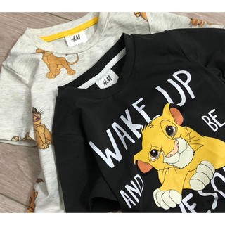 Áo cộc cotton Lion King 1-6Y (có ảnh thật)