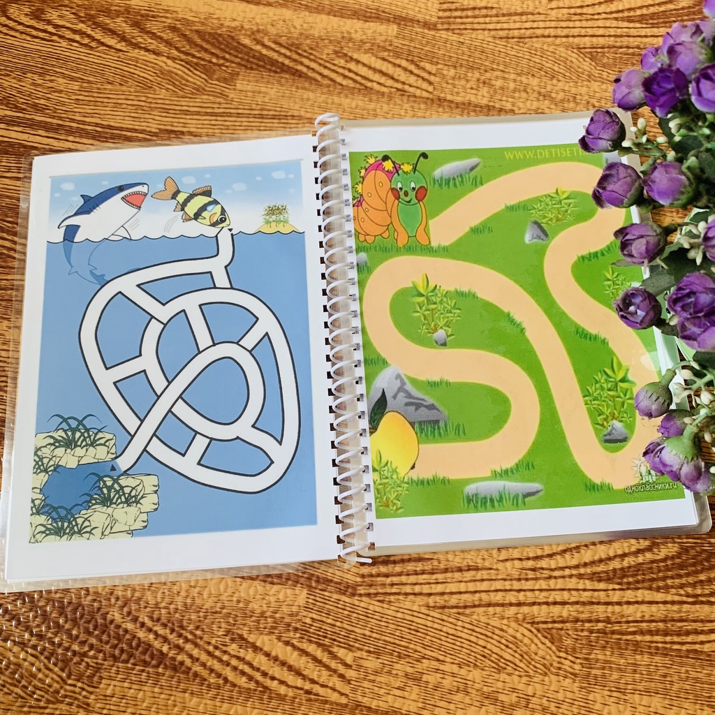 Học liệu mê cung cấp độ 1 cho bé từ 15 tháng