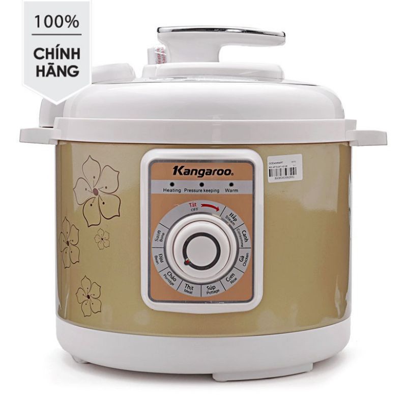 ◕❦▬Nồi áp suất Kangaroo KG135 5L (Bảo Hành 12 Tháng Chính Hãng) kèm ảnh thật