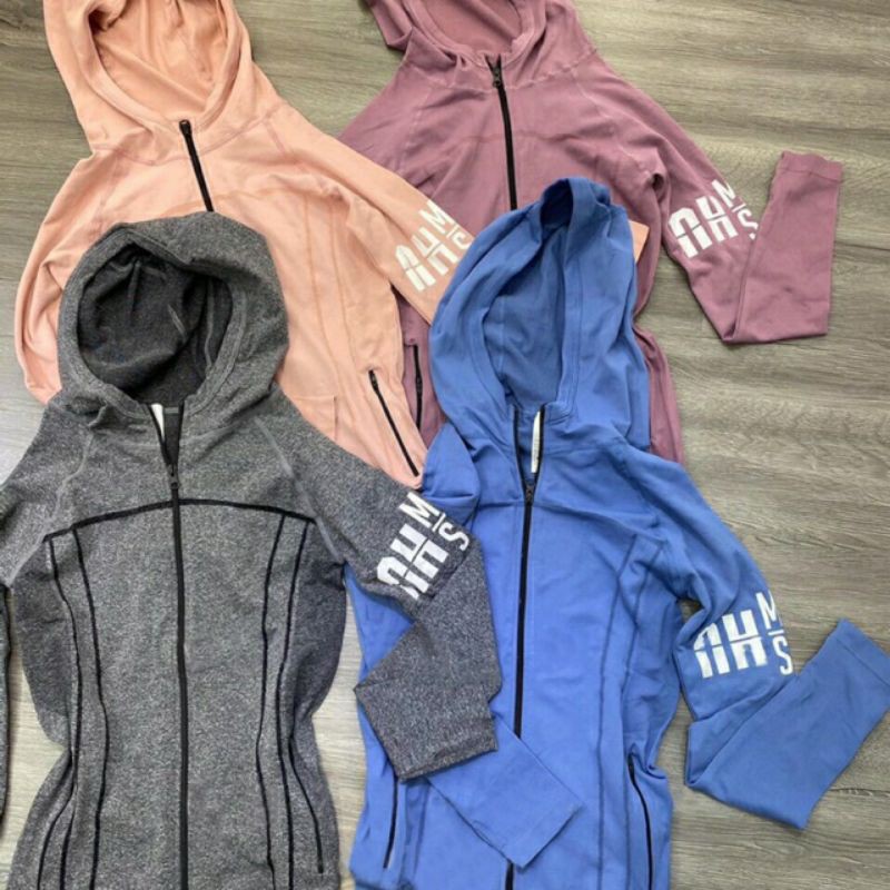 [Size S M L XL] Áo Khoác Thể Thao nữ Mẫu Mới Hàng Quảng Châu. Áo Khoác Nữ Ôm Body Thể Thao, Tập Gym, Tập Yoga [VT]