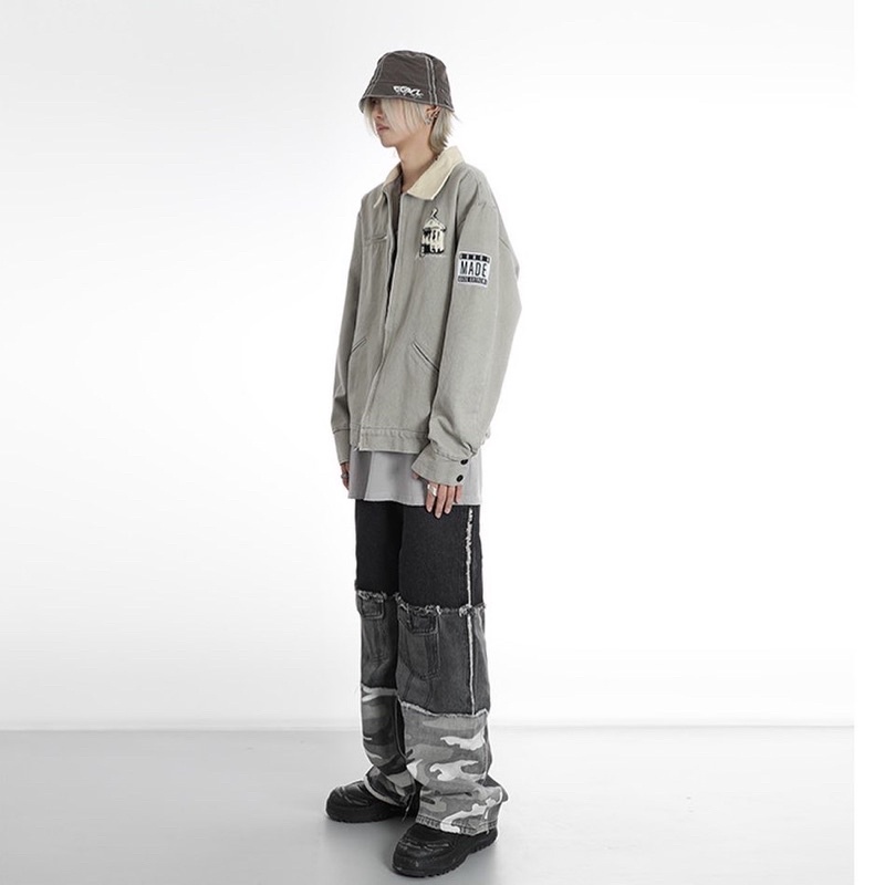 Áo khoác workwear dáng oversize Donda jacket