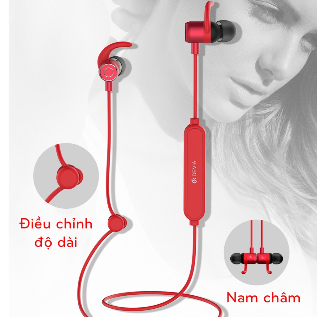 Tai nghe bluetooth chính hãng Devia Lattice thể thao - chống nước