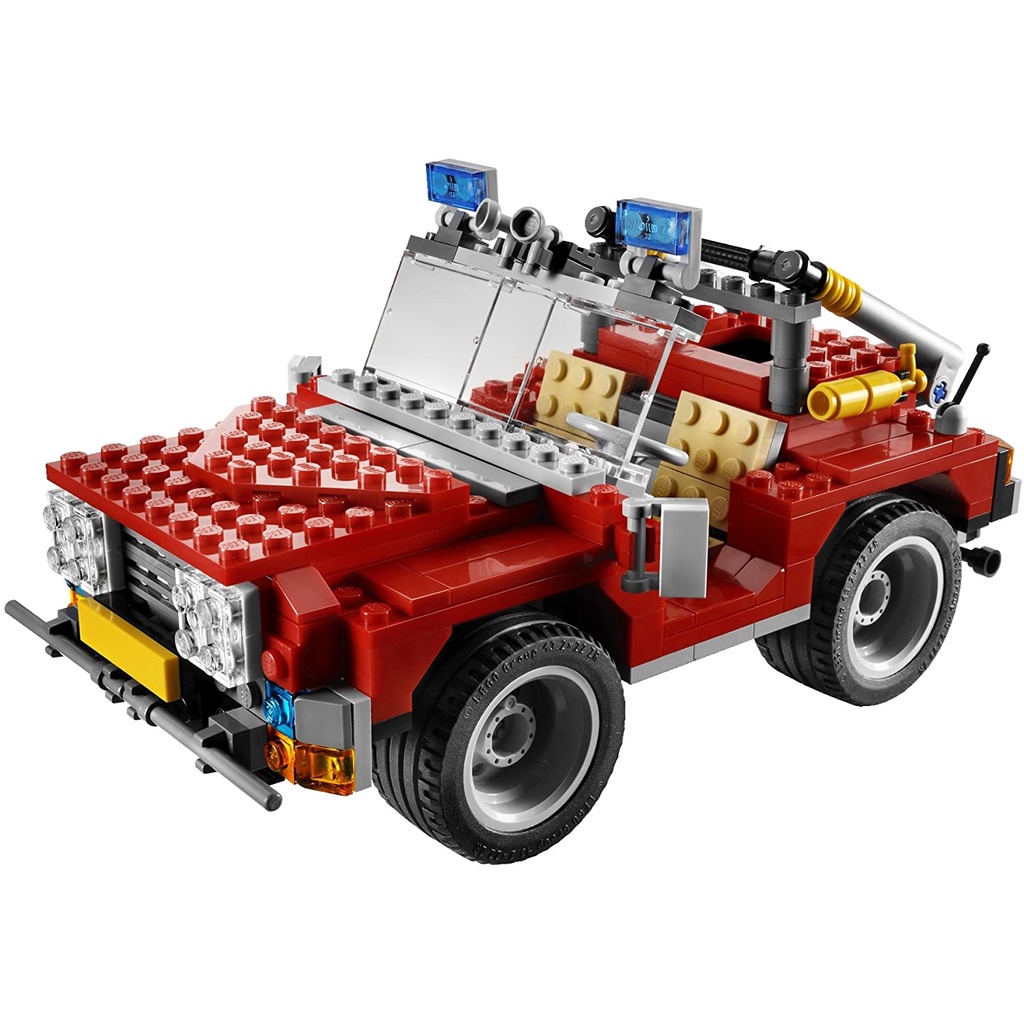 Mô hình LEGO Creator 3 in 1 6752 Fire Rescue - Xe Cứu Hỏa Có Thang Nâng