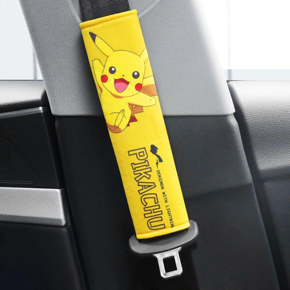 Rebuy1 Đệm Bọc Dây Đai An Toàn Hình Pikachu Dễ Thương Có Thể Điều Chỉnh Trang Trí Cho Xe Hơi