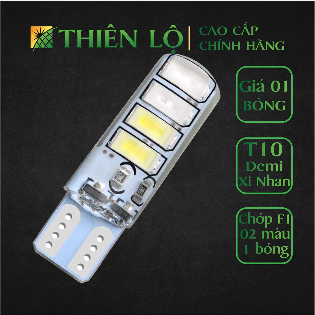 [SMART IC] Đèn LED xi nhan demi T10 nháy chớp F1 5730 8 LED SMART IC cực sáng cho xe máy cao cấp của Thiên Lộ