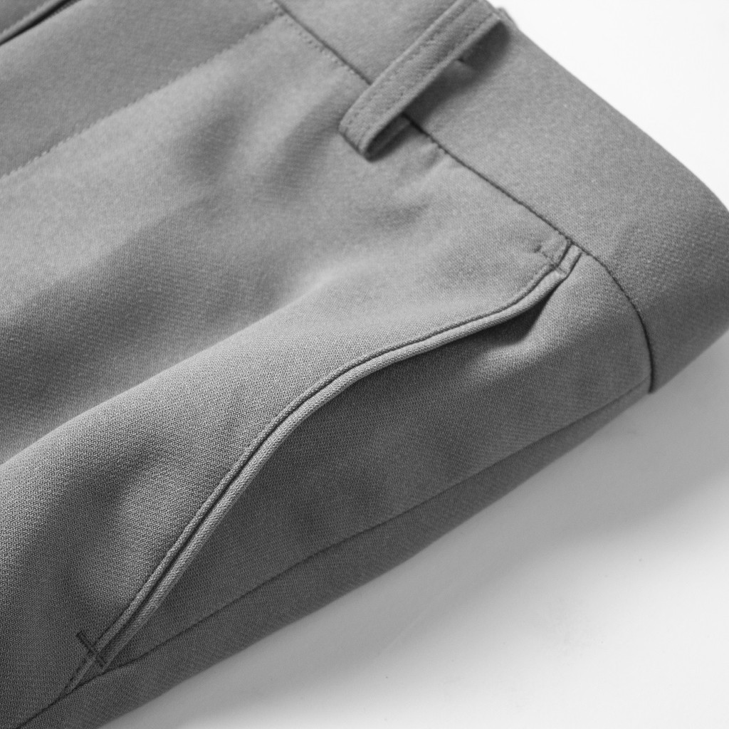 Quần tây nam Galvin form quần âu dáng hàn quốc gắn phụ kiện chất tuyết co giãn nhẹ QAGV12 | BigBuy360 - bigbuy360.vn