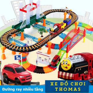 Đồ Chơi Lắp Ráp Đường Ray Vạn Biến 2 Tầng Dành Cho Trẻ Em